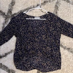 Urban outfitters Long Sleeve semi crop blouse